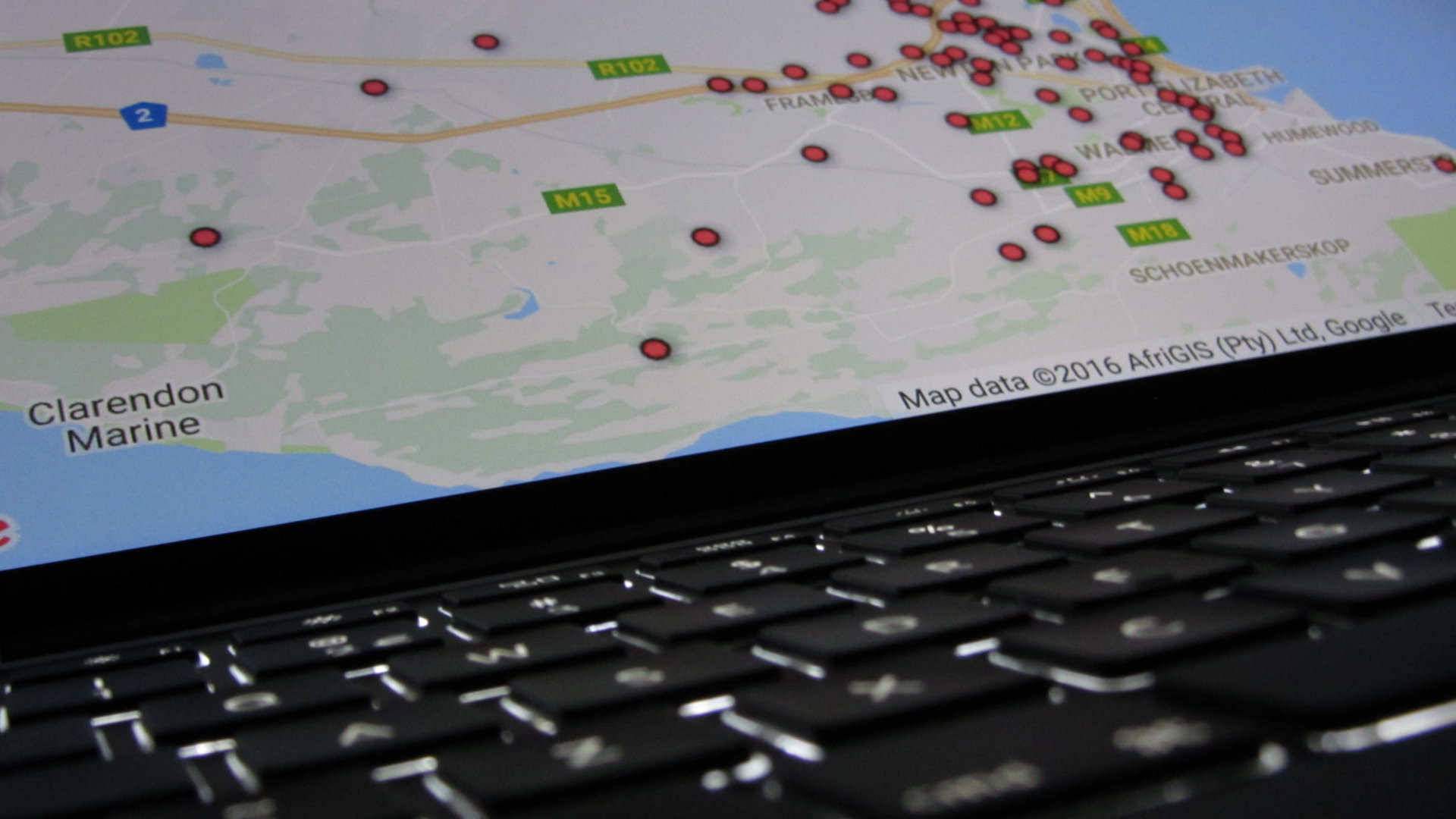 Schools Port Elizabeth onto Google Maps