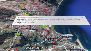 Schools Port Elizabeth onto Google Maps